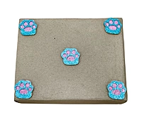 Paw Accessory - Blue Pink