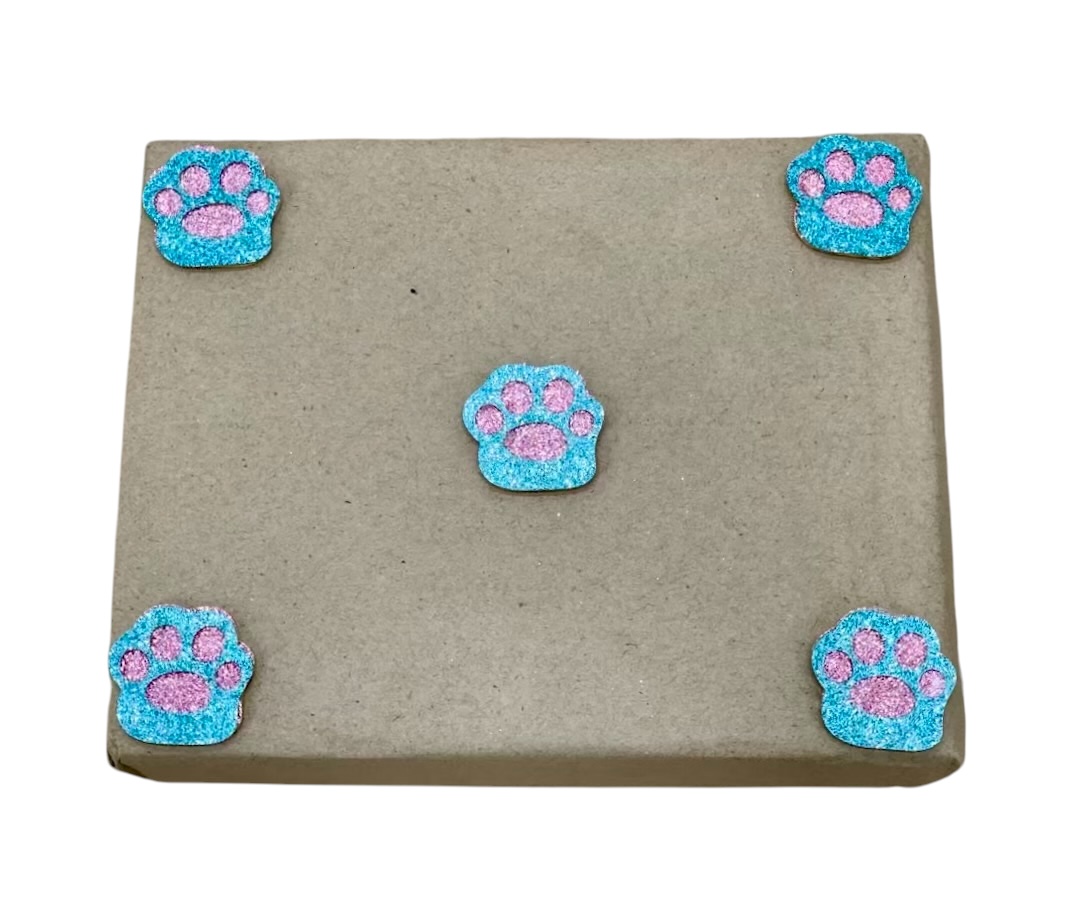 Paw Accessory - Blue Pink