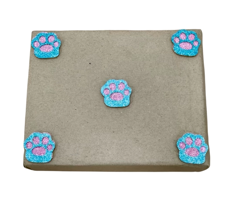 Paw Accessory - Blue Pink