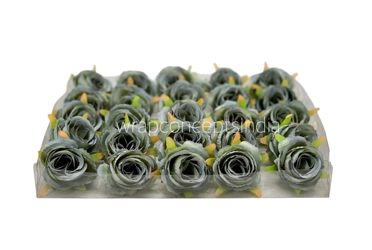 Grey Rose Buds