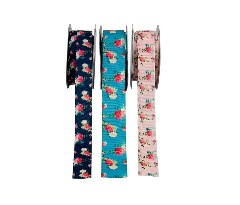 Floral Printed Ribbon