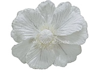 Velvet Flower With Frosted Edges & Center