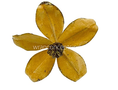 Velvet Flower with Gitter Pine Center