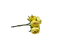 Peonies on stick-Yellow