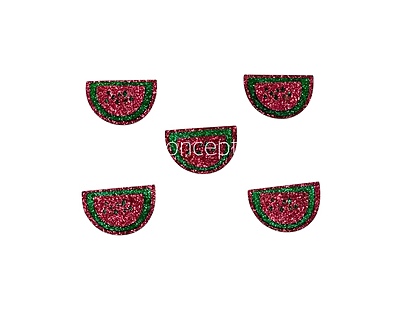 Watermelon Accessory - Fuchsia & Green