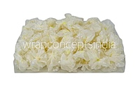 Ivory Organza Flowers with Pearls