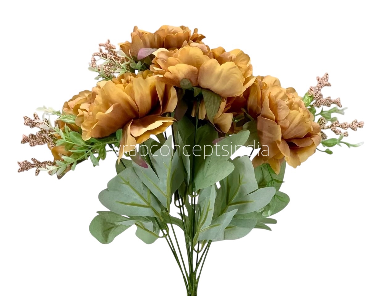 Tall Open Peony Bunch - Multicolour