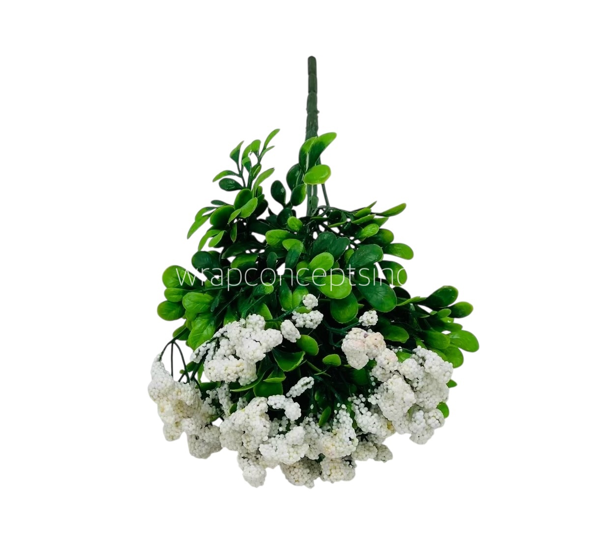 Frosted Flowers with Leaves Bunch