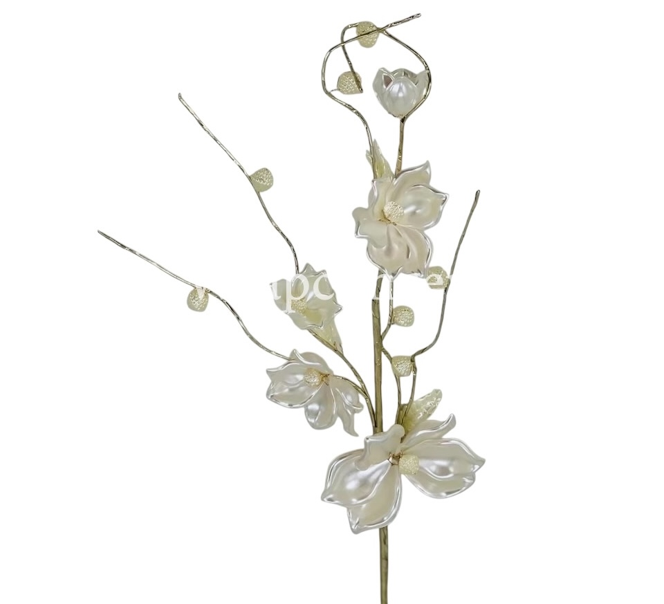 Pearl Flowers on Stick