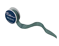 Plaid Ribbon - Multicolour-Grey-100 yards-2.5 cms
