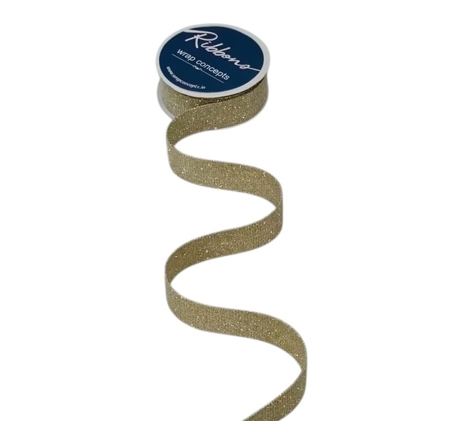 Champagne Glitter Ribbon