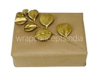 Gold/Silver Rubber Leaves Stick