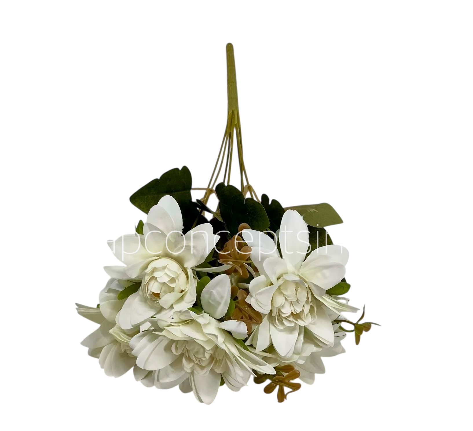 Dahlia Bunch with Leaves Dahlia Bunch with Leaves