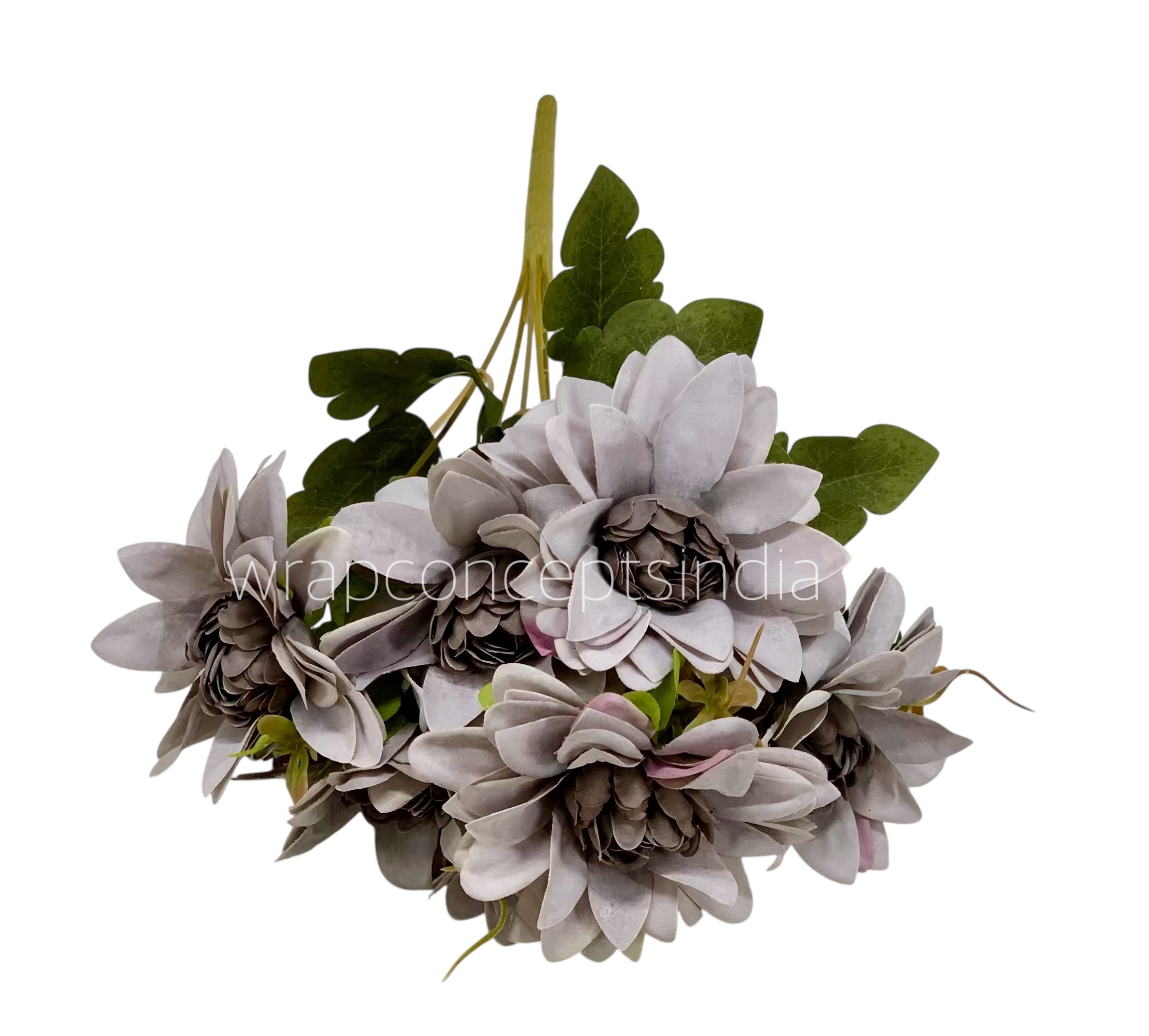 Dahlia Bunch with Leaves Dahlia Bunch with Leaves