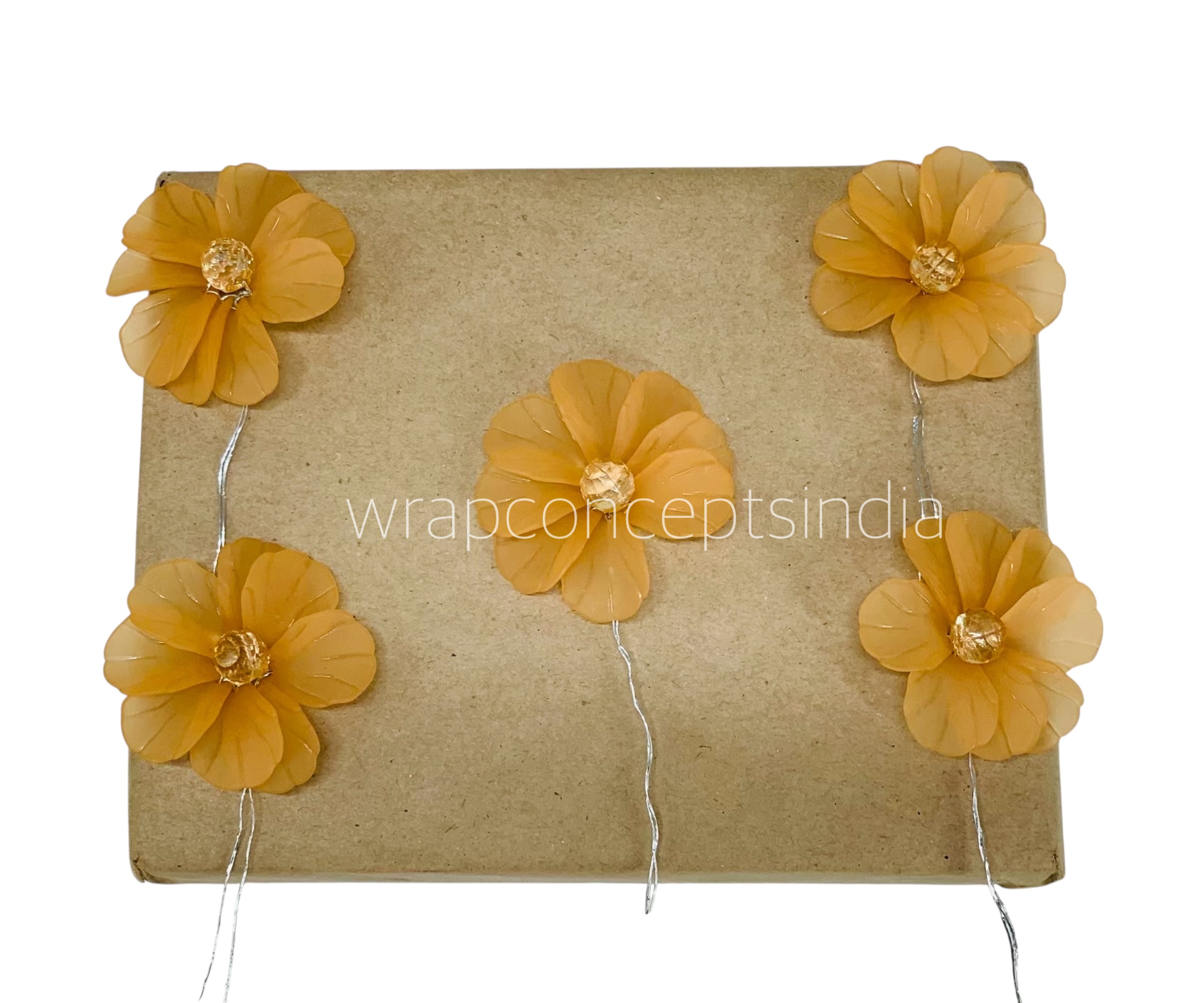 Acrylic Flowers with Stone