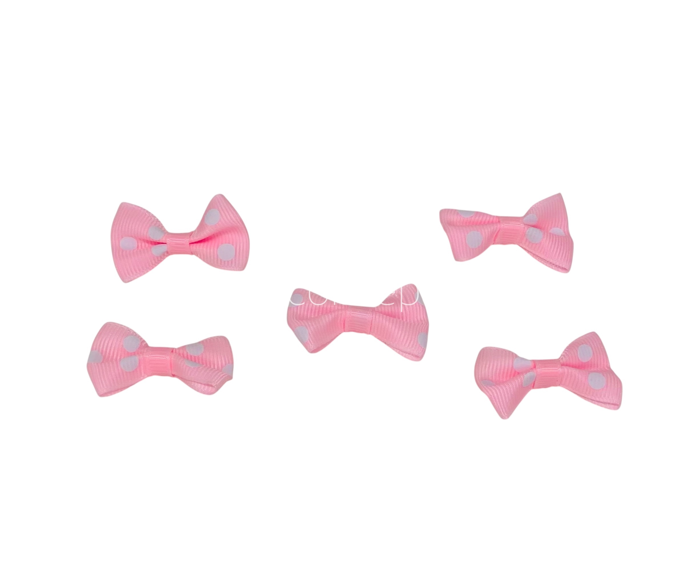 Baby Pink Polka Dot Bows