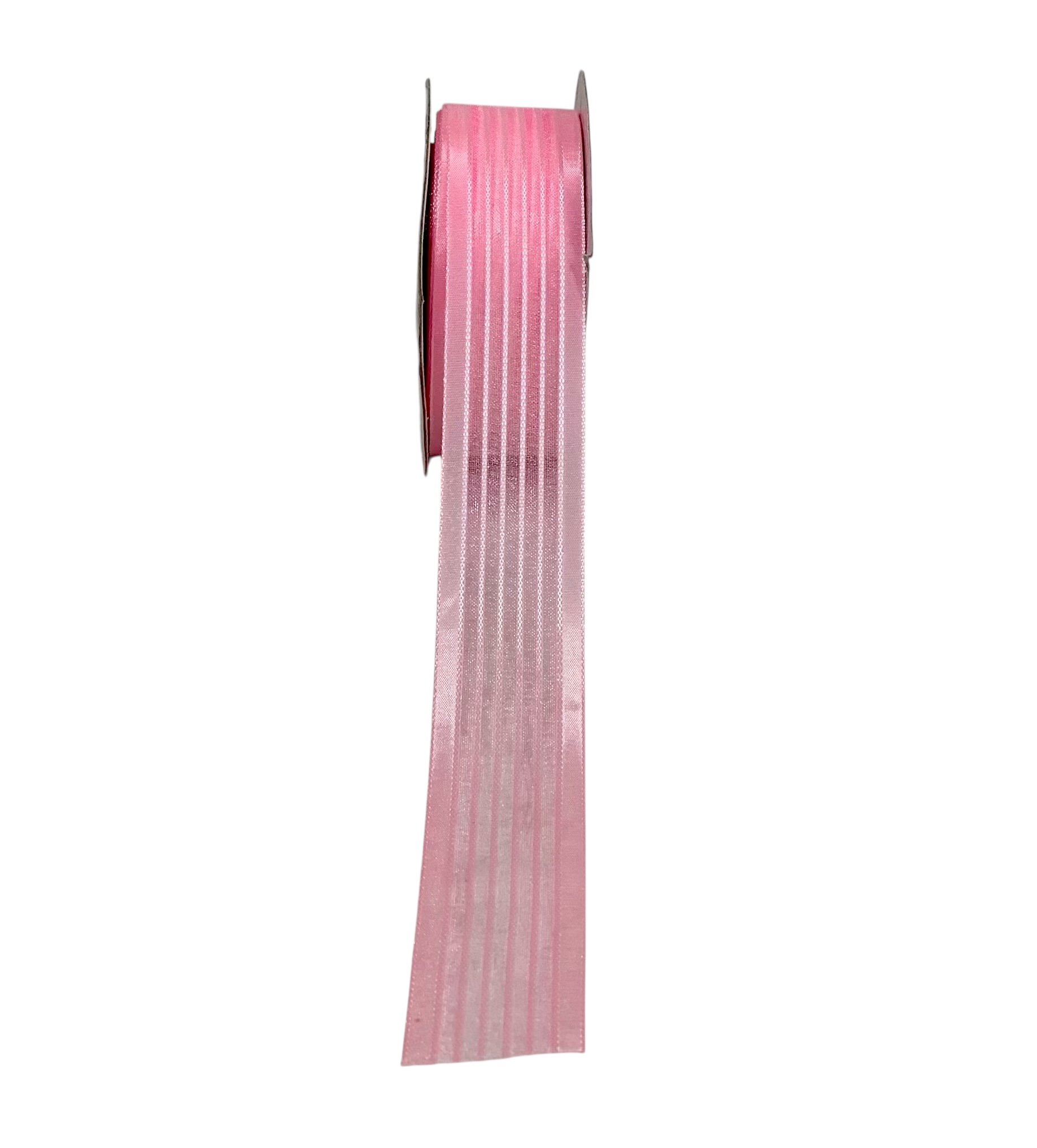 Sheer Stripes Ribbon Satin Edges