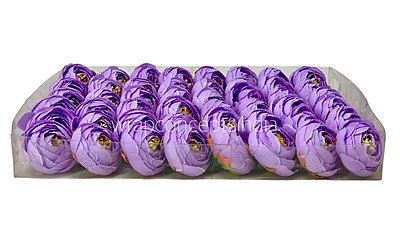 Small Peony- Iris Purple