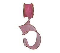 Sheer Ribbon with Gold Wired Edges