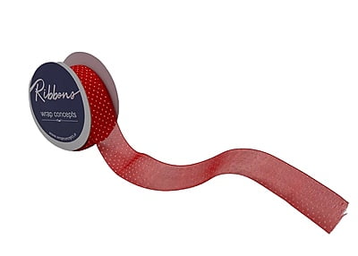 Sheer Polka Dot Ribbon