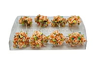 Peach Rose Buds on Stick