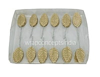 Gold/Silver Leaves On stick