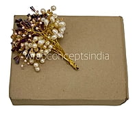 Burgundy Stone & Pearl Add-ons