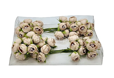 Peonies on stick - Sand