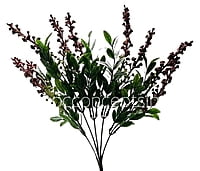 Leaves Bunch with Frosted Fern