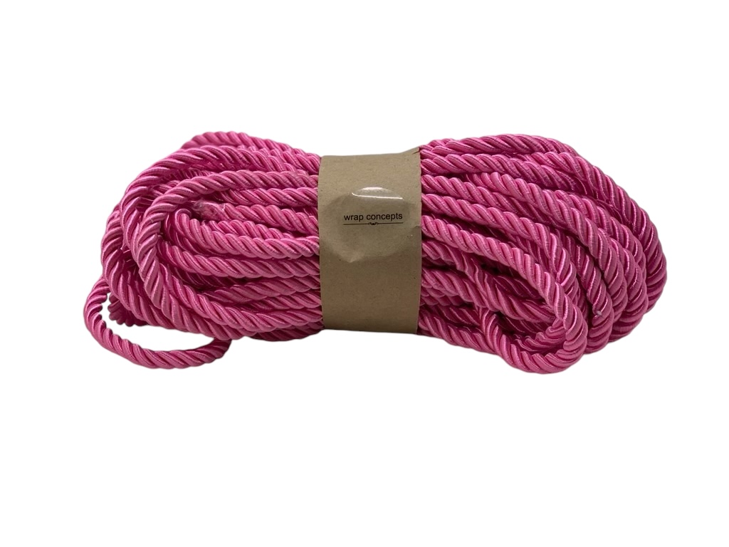 Candy Pink Twisted Chord - 10 MM