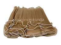 Organza Frill Lace with Pearl Edges-Baby Pink-20 Meters-27 cms