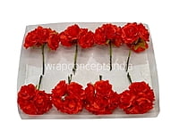 Bright Red Small Roses