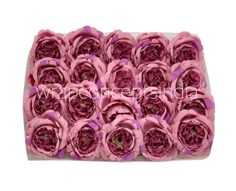 Candy Floss Small Ornate Peonies