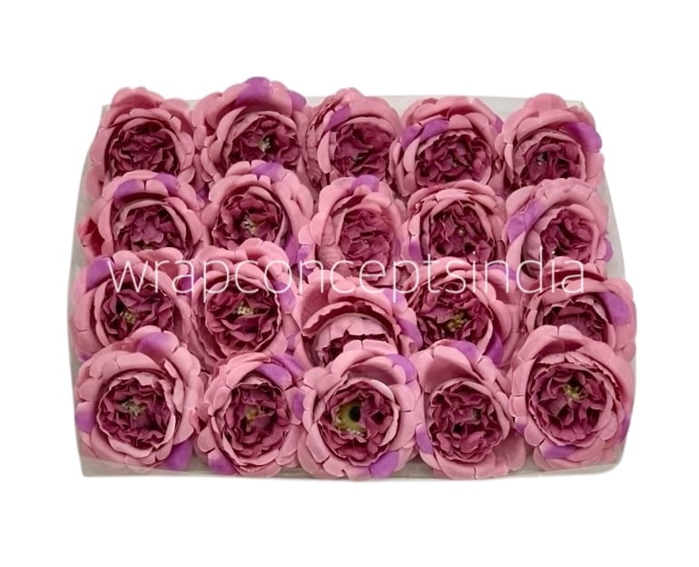 Candy Floss Small Ornate Peonies