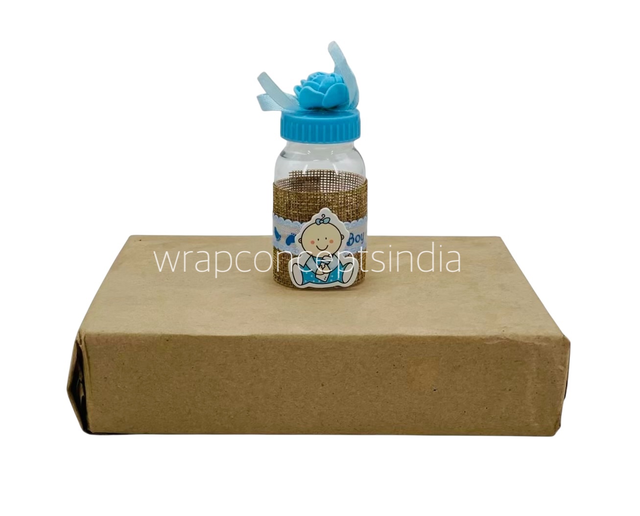 Baby Bottle with Natural Jute