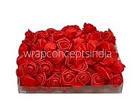 Red Medium Foam Rose