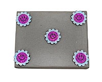 Sunflower Accessory - Fuchsia & White