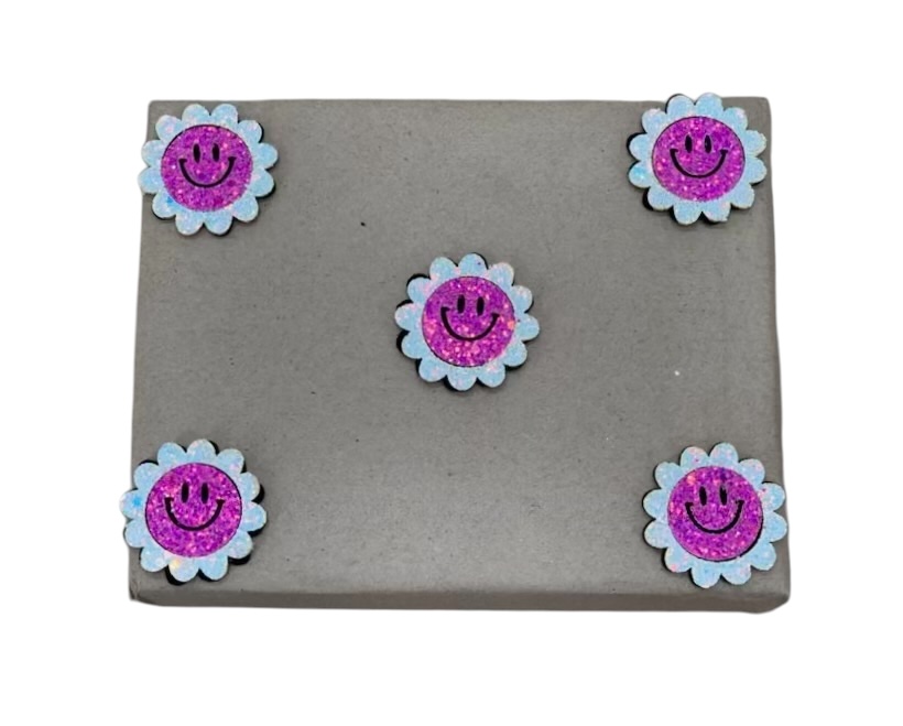 Sunflower Accessory - Fuchsia & White