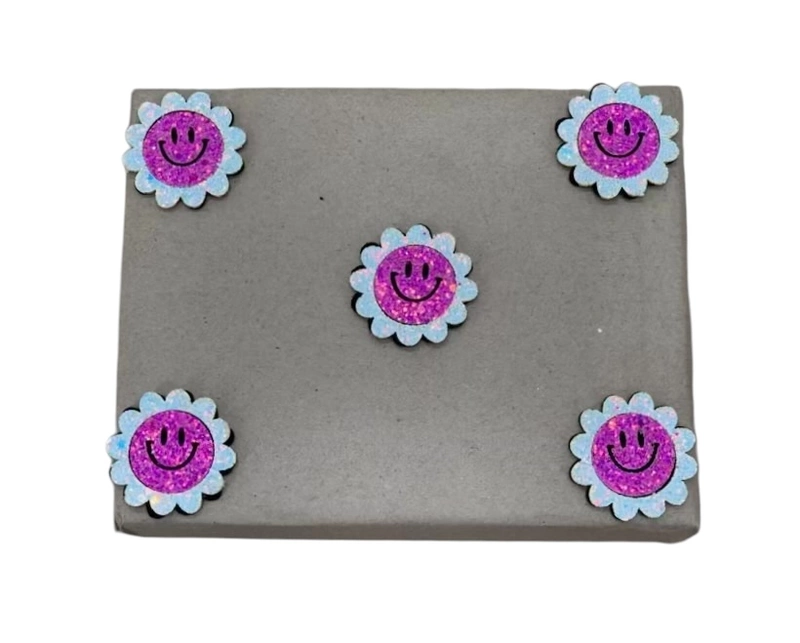 Sunflower Accessory - Fuchsia & White