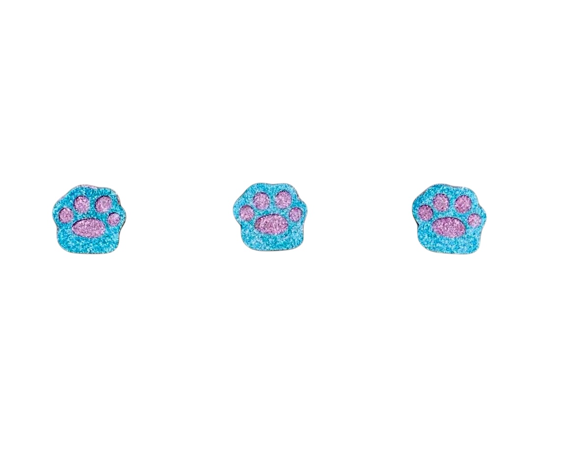 Paw Accessory - Blue Pink