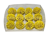 8017 - Rose Flower - Mustard Yellow (Uncounted)