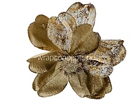 Metallic Texture & Velvet Flower