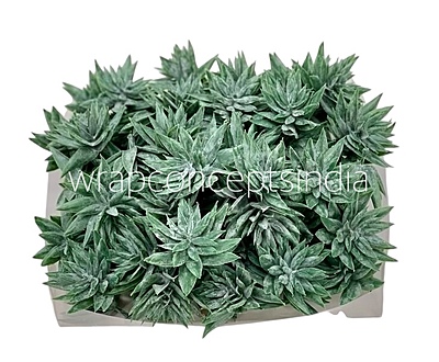 Faux Star Succulent - Dark Green