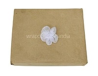 Silverish White Organza Flowers
