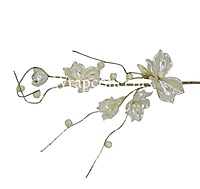 Pearl Flowers on Stick