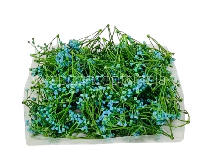 Blue Small Trio Fern Leaves