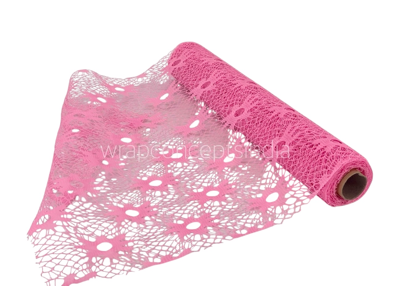Spider Web Net Roll - Light Pink