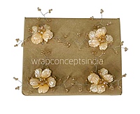 Acrylic Flowers with Pearl Add-ons- Multicolor