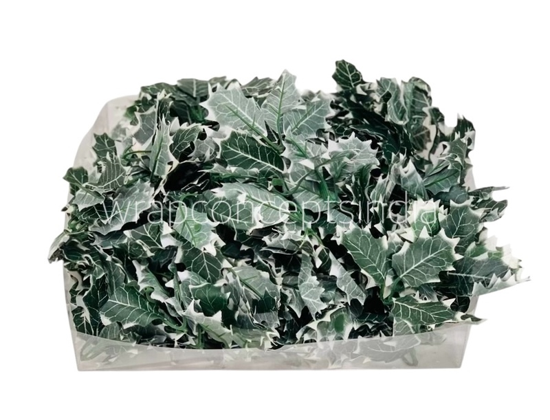 Green & White Shaded Birch Leaves