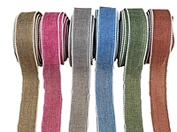 Jute Ribbon with Pearl Edges